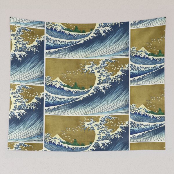 Item preview, Kaijo no Fuji Hokusai Wave Kanagawa Japanese Art designed and sold by RBEnt.