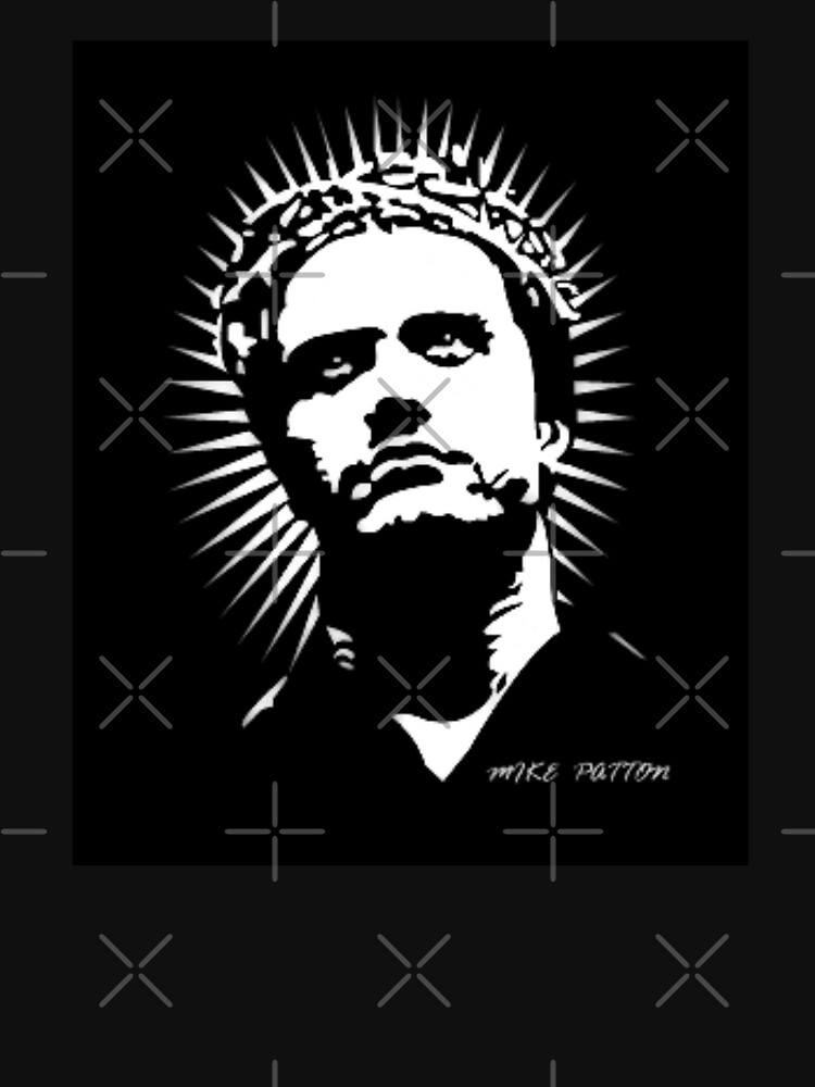 Mike Patton Lord and Savior (Black Background) by DiscoVolante