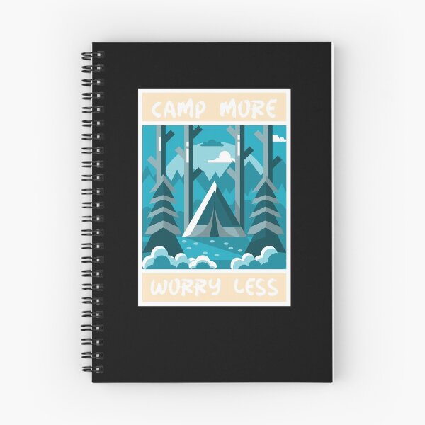 Item preview, Camp More, Worry Less designed and sold by Zurickdesigns.
