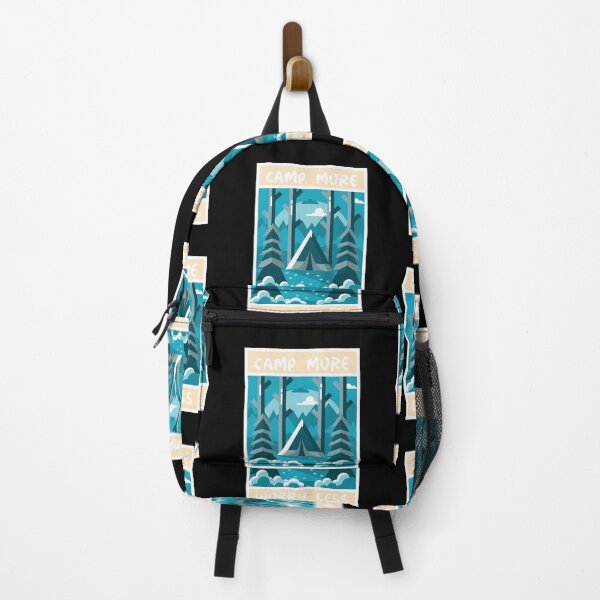 Item preview, Camp More, Worry Less designed and sold by Zurickdesigns.