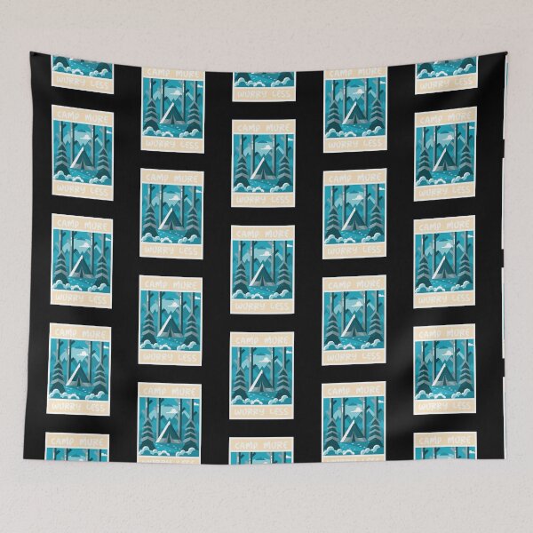 Item preview, Camp More, Worry Less designed and sold by Zurickdesigns.