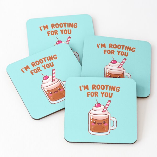 Item preview, I'm Rooting For You Root Beer Cartoon Pun designed and sold by 14Smith15.