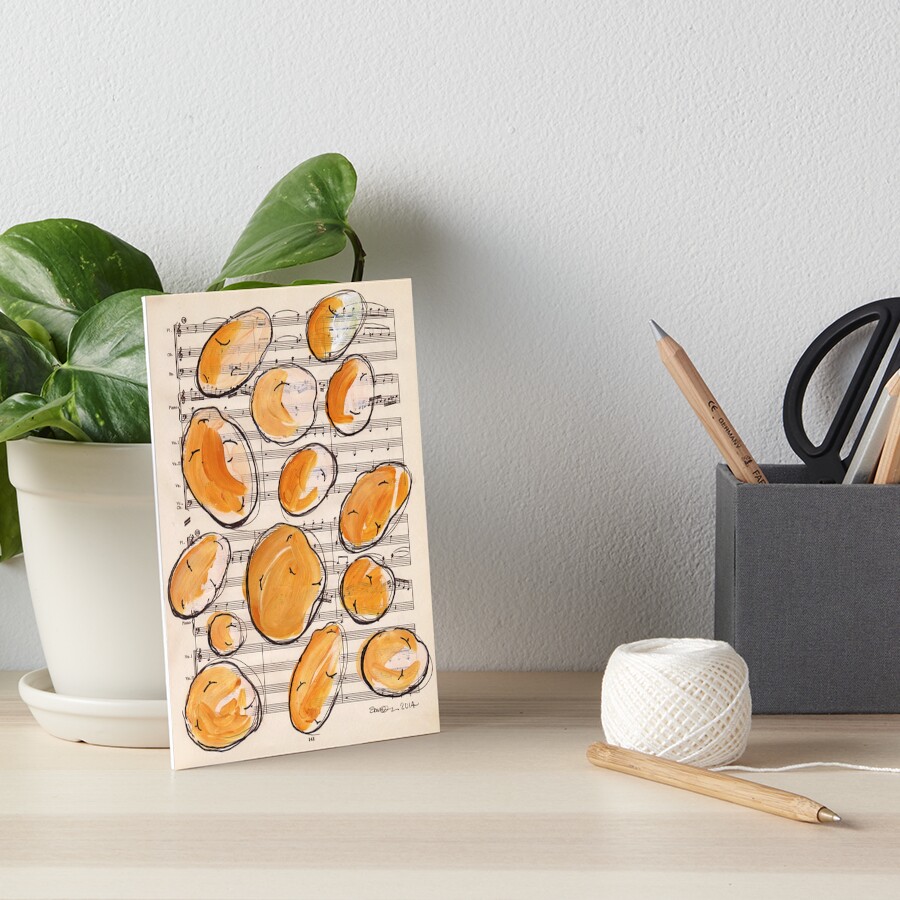 Symphony of spuds Art Board Print