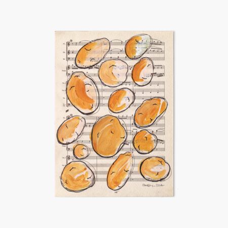 Symphony of spuds Art Board Print