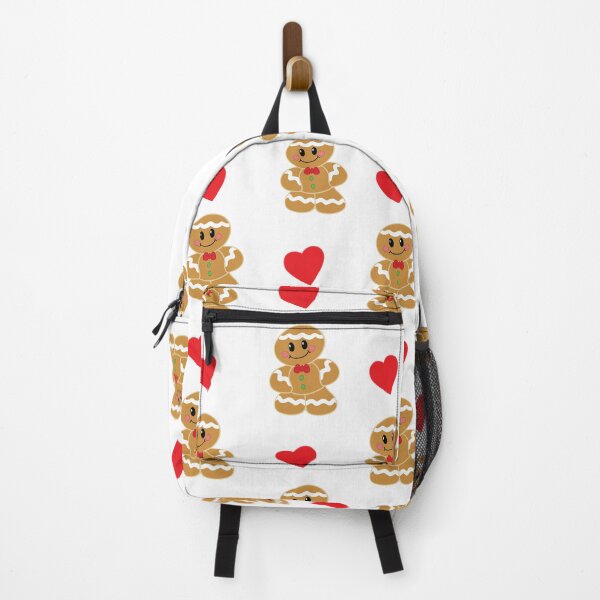 Item preview, Gingerbread Man with Hearts Pattern designed and sold by Jetgirlcomet.