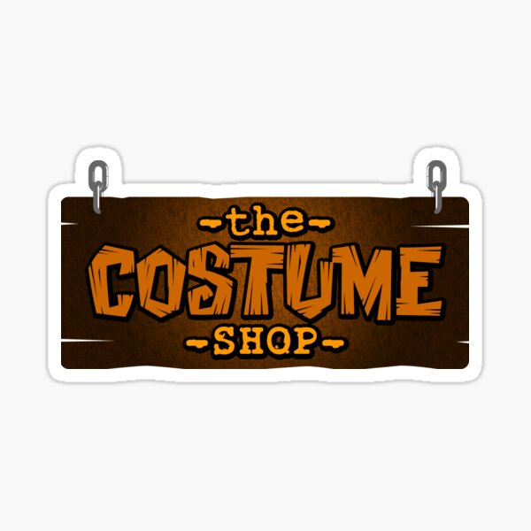 The Costume Shop Logo Sticker