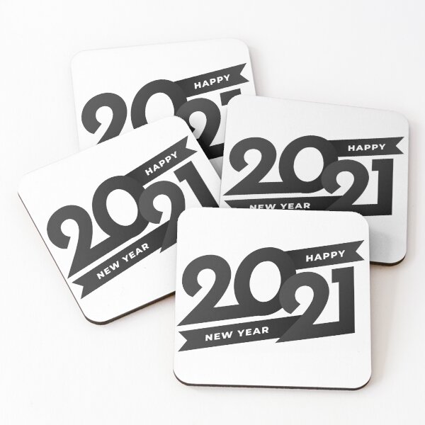 Aperçu de l'œuvre happy new year 2021 happy 2021 year 2021 créée et vendue par NOVA VIBES STUDIO.