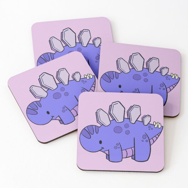 Item preview, Cute Purple Stegosaurus Dinosaur designed and sold by LE Fernsby.