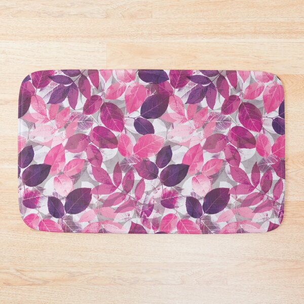 Artikelvorschau, LAYERED LEAF PRINT IN ROSA & LILA entworfen und verkauft von STUDIOFLOW.