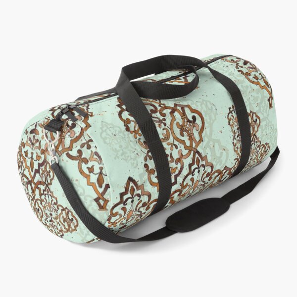 Item preview, Deconstructed Damask Brown and Green designed and sold by Lynnea Washburn.