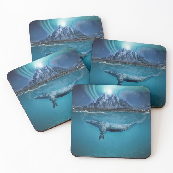 Item preview, Humpback Whale Under Northern Lights designed and sold by Heathermarie321.