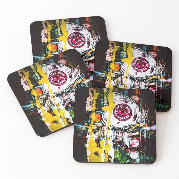 Artikelvorschau, Neon Trippy Pop Art Pack Man Psychedelisch Videospiel entworfen und verkauft von iamstevivaughn.