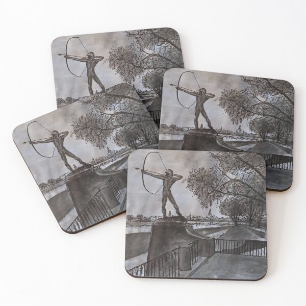 Item preview, The archer on the Elbe designed and sold by UMA Urban Sketch.