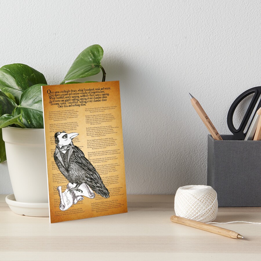 Nevermore Art Board Print