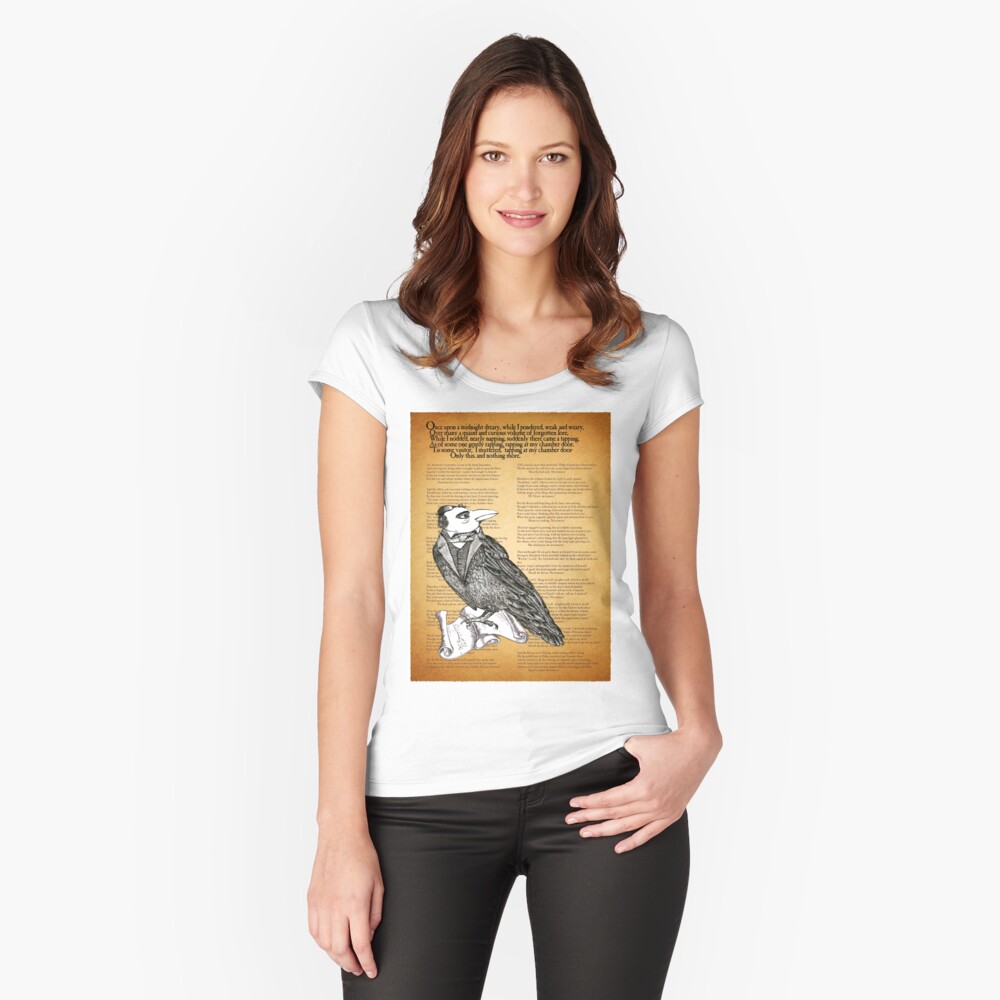 Item preview, Fitted Scoop T-Shirt designed and sold by lizamackinnon.