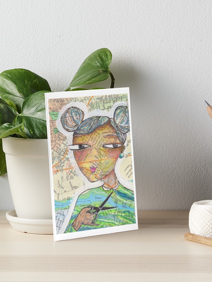 Thumbnail 1 of 2, Art Board Print, Cross the Cooper River designed and sold by lizamackinnon.