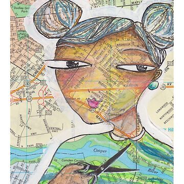 Artwork thumbnail, Cross the Cooper River by Liza MacKinnon MacKomics Studio