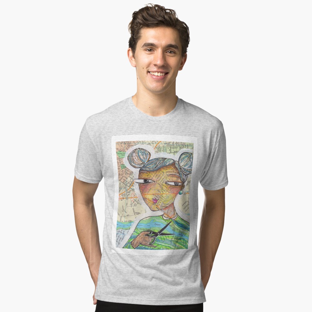 Item preview, Tri-blend T-Shirt designed and sold by lizamackinnon.
