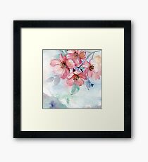 Lámina enmarcada Watercolor Flowers