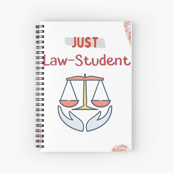 Cuaderno de espiral «Camiseta divertida de estudiante de derecho» de  taherelazomy | Redbubble