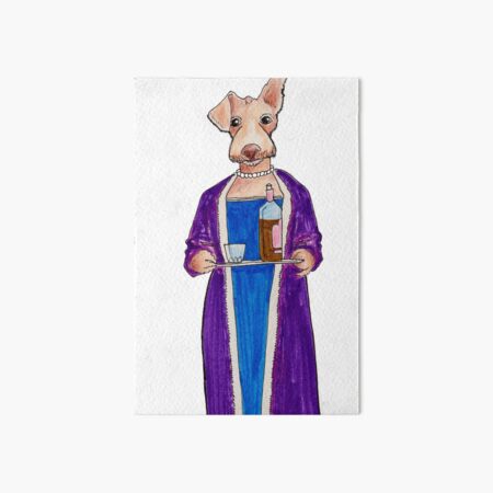 Five O'Clock Schnauzer Art Board Print