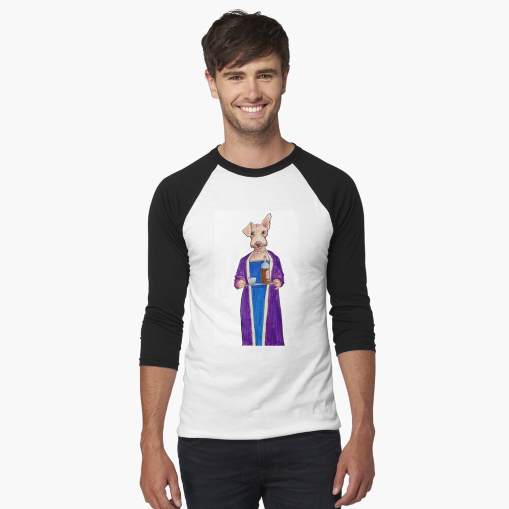 Item preview, Baseball ¾ Sleeve T-Shirt designed and sold by lizamackinnon.