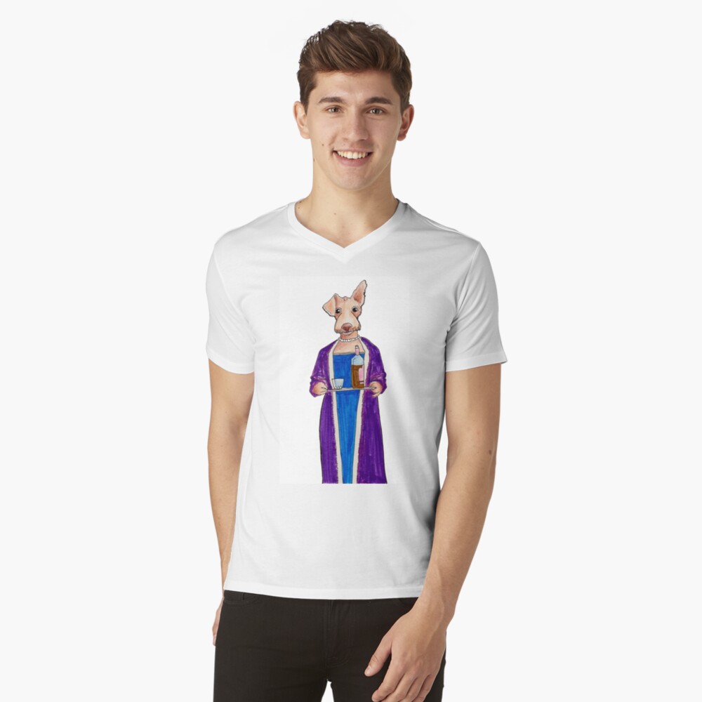 Item preview, V-Neck T-Shirt designed and sold by lizamackinnon.
