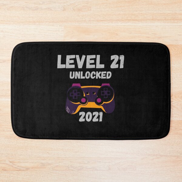 Item preview, 21st Birthday Level 21 Unlocked Gamer In 2021  designed and sold by MayaCordalia.