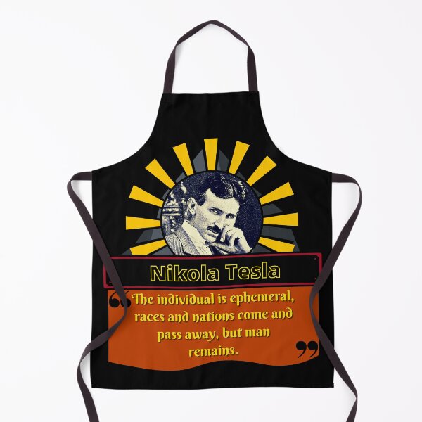 Item preview, Nikola Tesla Quote (The Individual Is Ephemeral). designed and sold by SimplerrrHQ.