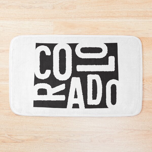 Item preview, State of Colorado Design | Abstract Colorado Lettering Graphic | Colorado Gift | Colorado Map designed and sold by crookedriverusa.