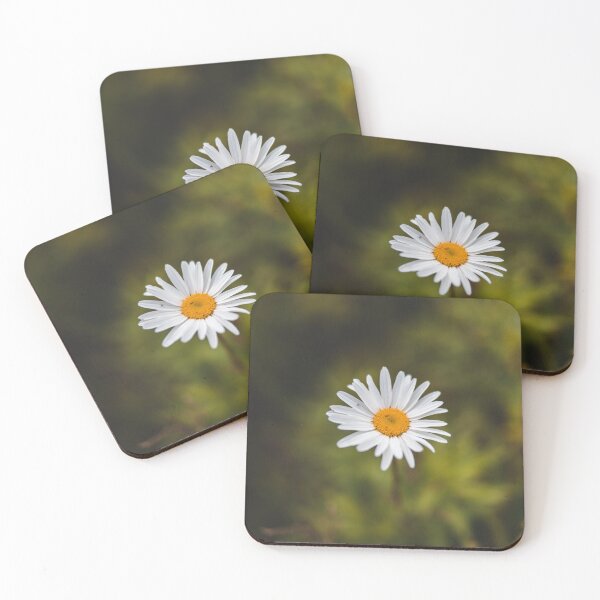 Item preview, Single daisy flower in a green grassy field designed and sold by erikallen920.