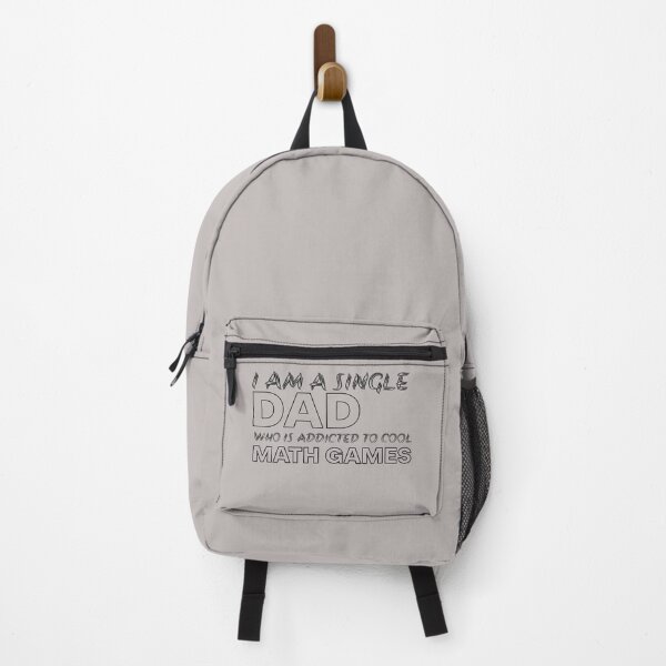 Item preview, i am a single Dad who is addicted to Cool Math Games designed and sold by ART-SOUF.
