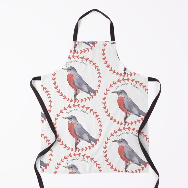 Item preview, American Robin bird species birding art designed and sold by TheWaterBirds.