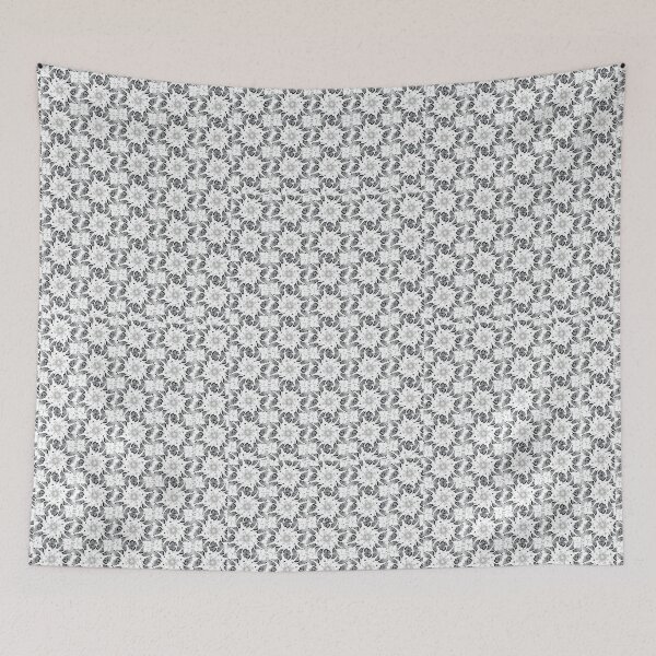Item preview, Black and white skull pattern designed and sold by Chloemcglinchey.