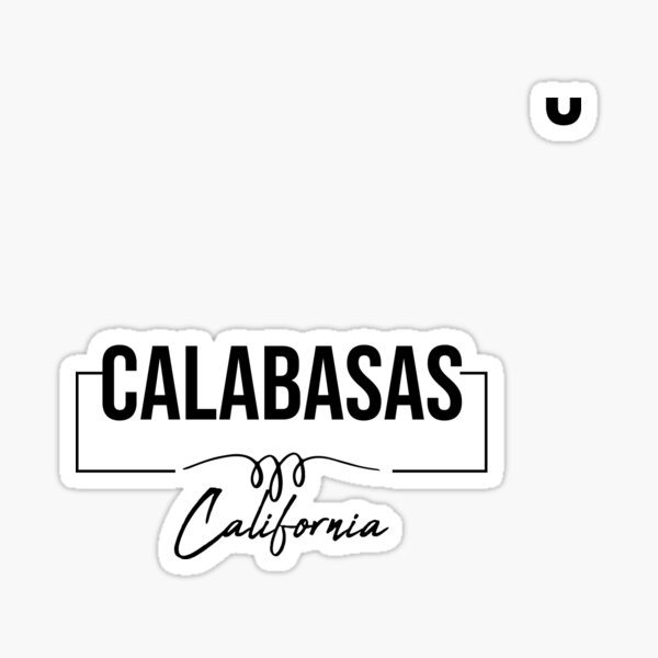 "Calabasas California Vintage , California Retro" Sticker for Sale by