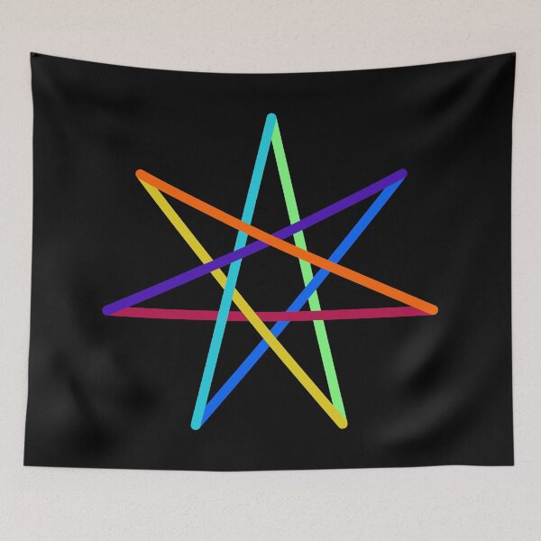 Item preview, Rainbow Heptagram designed and sold by Dator.