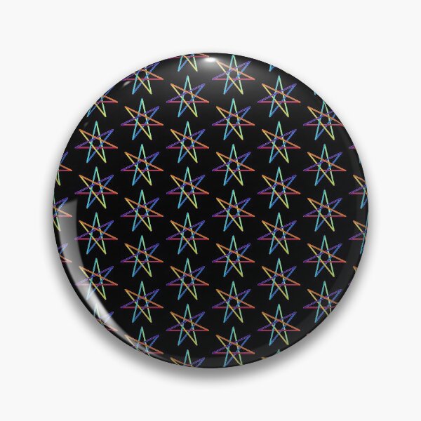 Item preview, Infinite Rainbow Heptagram Pattern designed and sold by Dator.