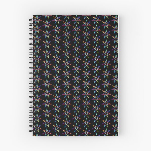 Item preview, Infinite Rainbow Heptagram Pattern designed and sold by Dator.