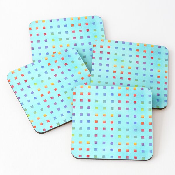 Item preview, Watercolor Multicolored Squares designed and sold by Lynnea Washburn.