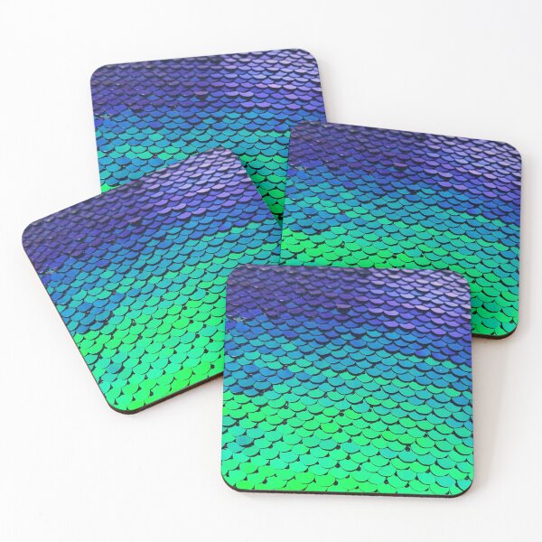 Item preview, Gradient Shiny Mermaid Scales Pattern designed and sold by EdenLiving.