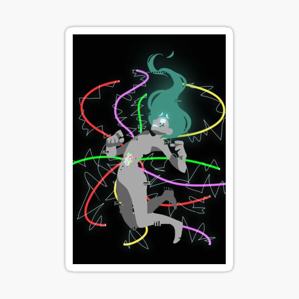 Vista previa del artículo con la obra «Hera Glitch», diseñado y vendido por Macremae.