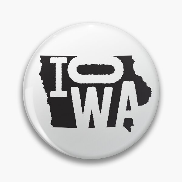 Item preview, State of Iowa Design | Abstract Iowa Lettering Graphic | Iowa Gift | Iowa Map designed and sold by crookedriverusa.
