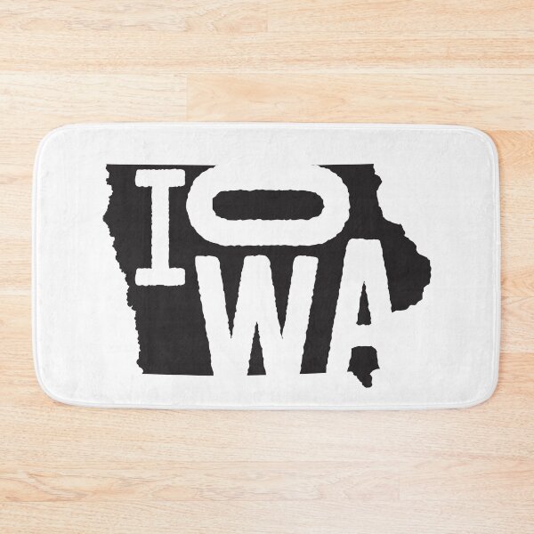 Artikelvorschau, Bundesstaat Iowa Design | Abstrakte Iowa-Beschriftungsgrafik | Iowa Geschenk | Iowa Karte entworfen und verkauft von crookedriverusa.