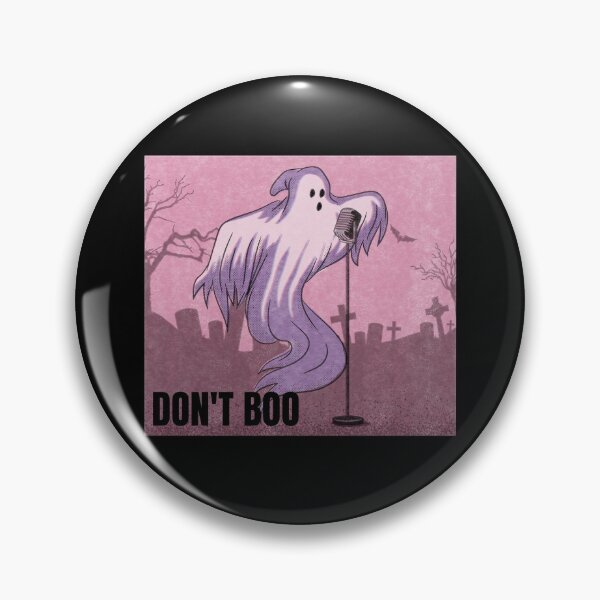 Item preview, Don't boo-singing ghost- graphic design designed and sold by josephsteez.