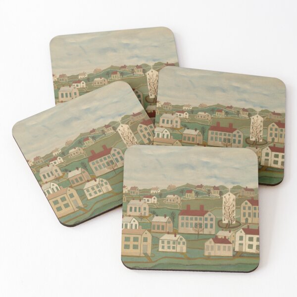 Item preview, Folk Town designed and sold by BlueSpecsStudio.