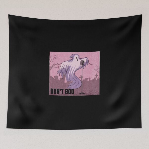 Item preview, Don't boo-singing ghost- graphic design designed and sold by josephsteez.