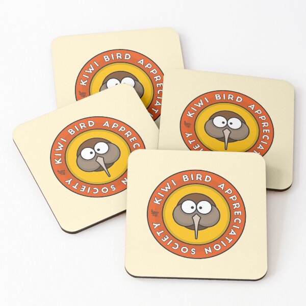 Item preview, Kiwi Bird Appreciation Society (Orange) designed and sold by InkTheMoon.