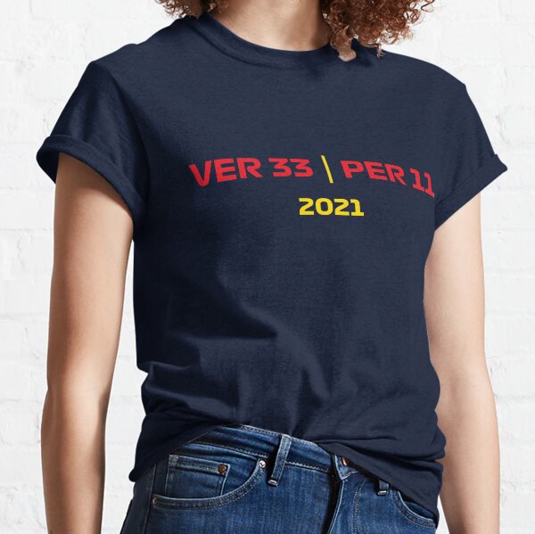 Vista previa del artículo con la obra «Checo Pérez Max Verstappen para el Red Bull f1 Racing Team en 2021 Formula1 Motorsports», diseñado y vendido por AdanicPro.