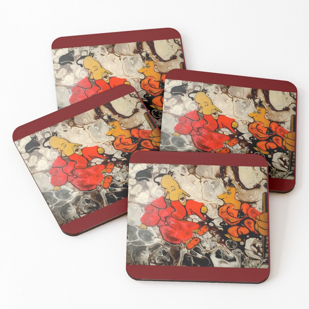 Item preview, Coasters (Set of 4) designed and sold by RinaArling.