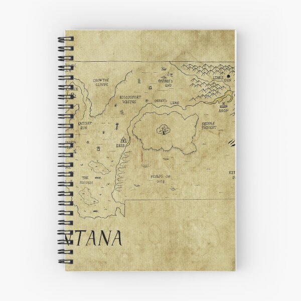 Item preview, Montana as a fantasy map  designed and sold by aldayuan.